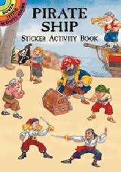 Aktivitetsbog - Klistermærker, Piratskib og pirater